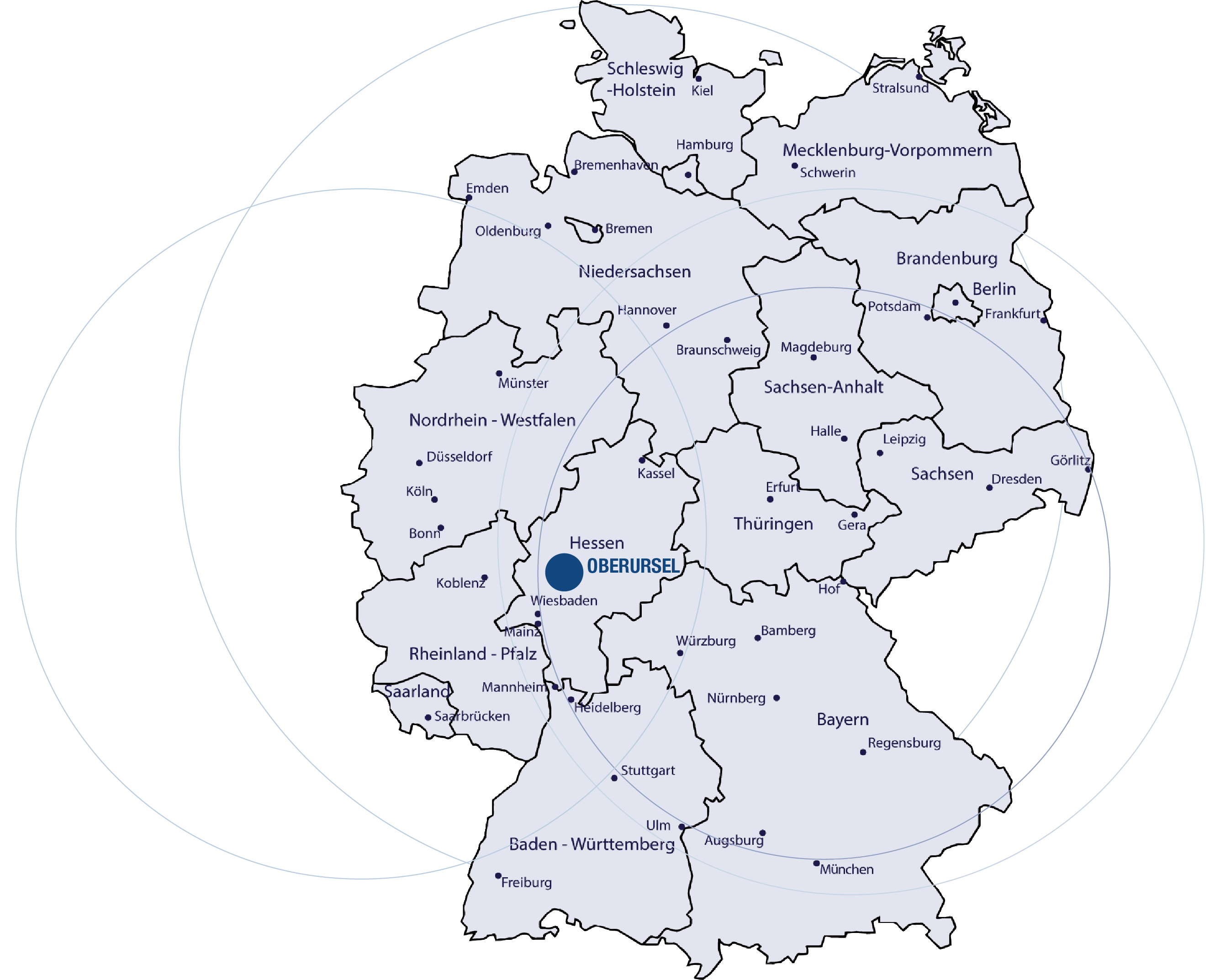 Karte - Aktionsgebiet